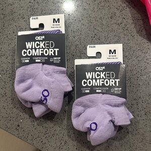 Wicked Comfort Lavender No-Show Socks - Men's M